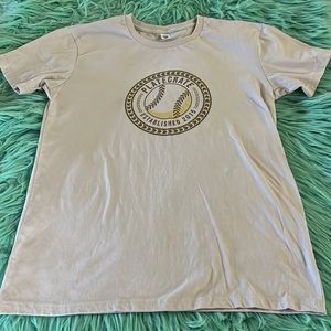 Off white baseball t-shirt M sporty active wear fandom short sleeve Plate crate